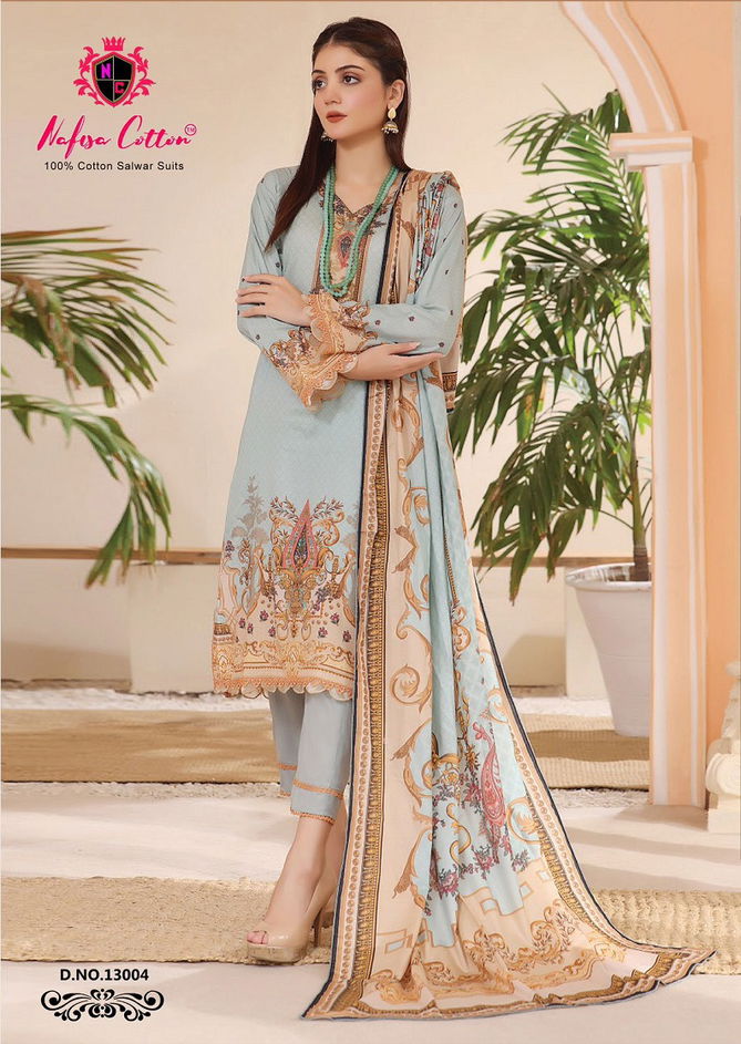 Monsoon Vol 13 By Nafisa Cotton Pakistani Dress Material Suppliers In India
